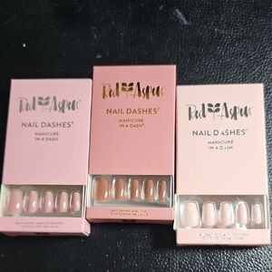 Red Aspen Press-On Nails - Elegant Pink and Nude Collection